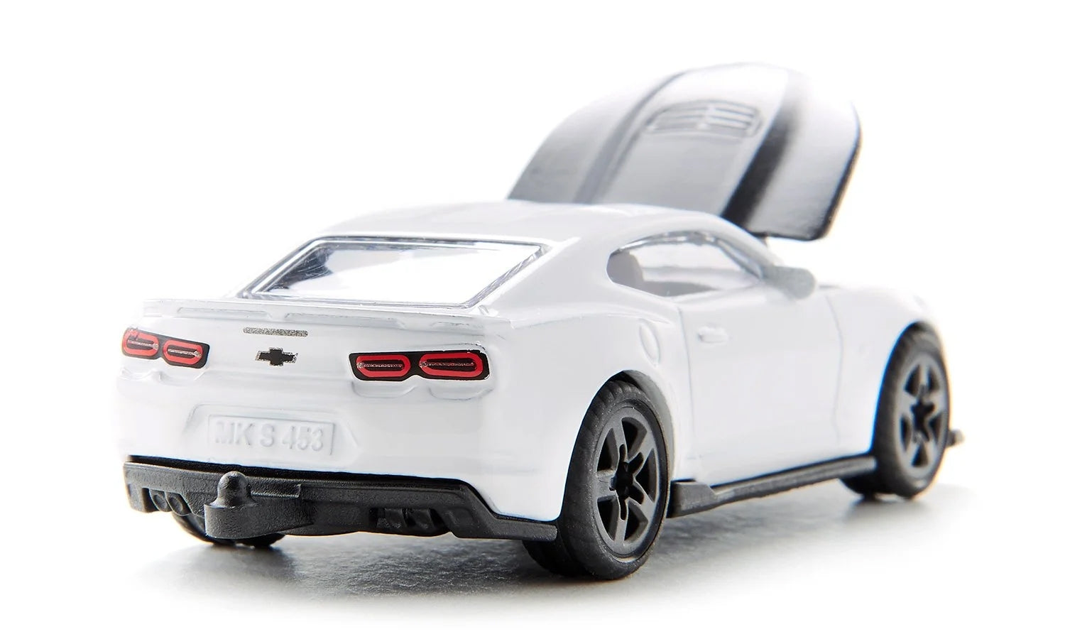 Chevrolet Camaro White with Black Hood Diecast Model Car by Siku