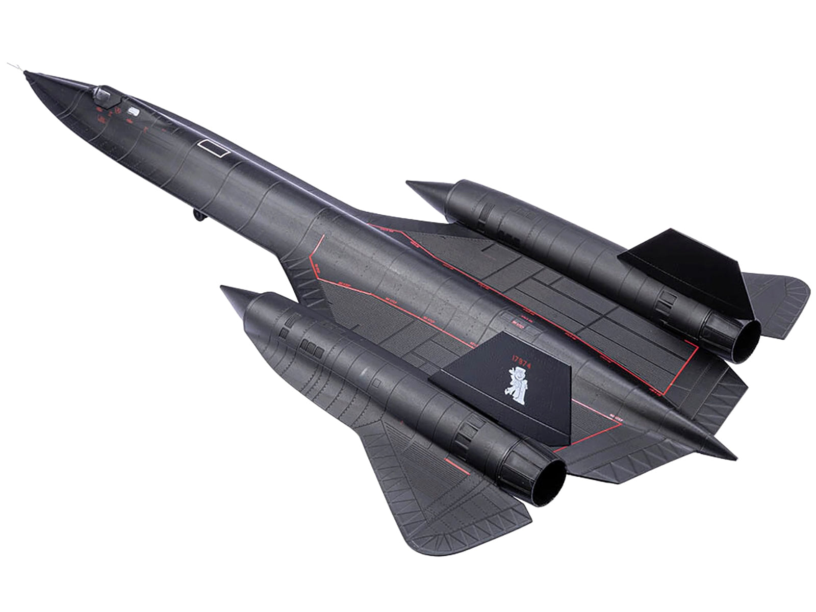 Lockheed Martin SR-71A Blackbird Aircraft #17974 "United States Air Force" 1/72 Diecast Model by Air Force 1