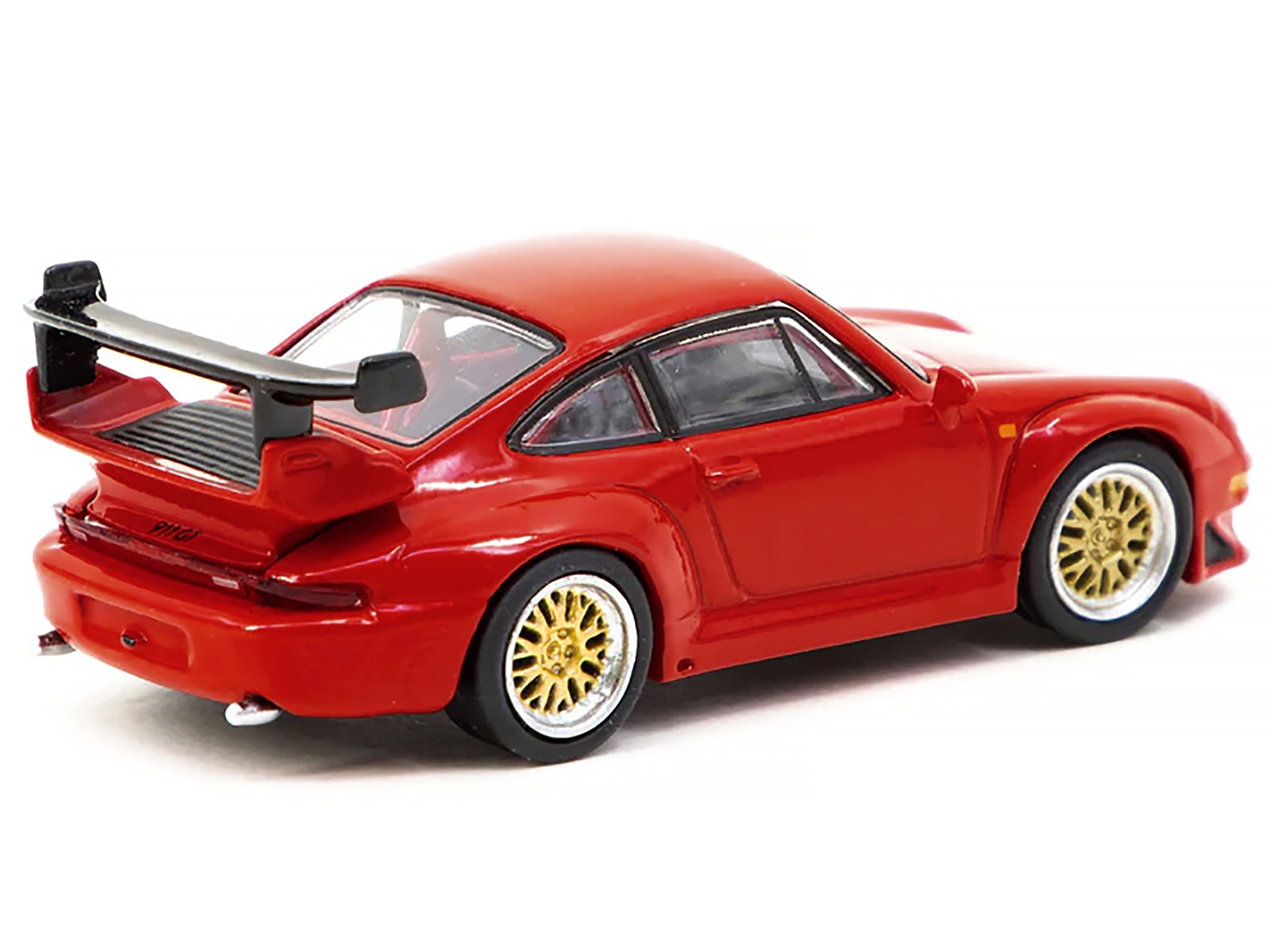 Porsche 911 GT2 Red with Red Interior "Collab64" Series 1/64 Diecast Model Car by Schuco & Tarmac Works